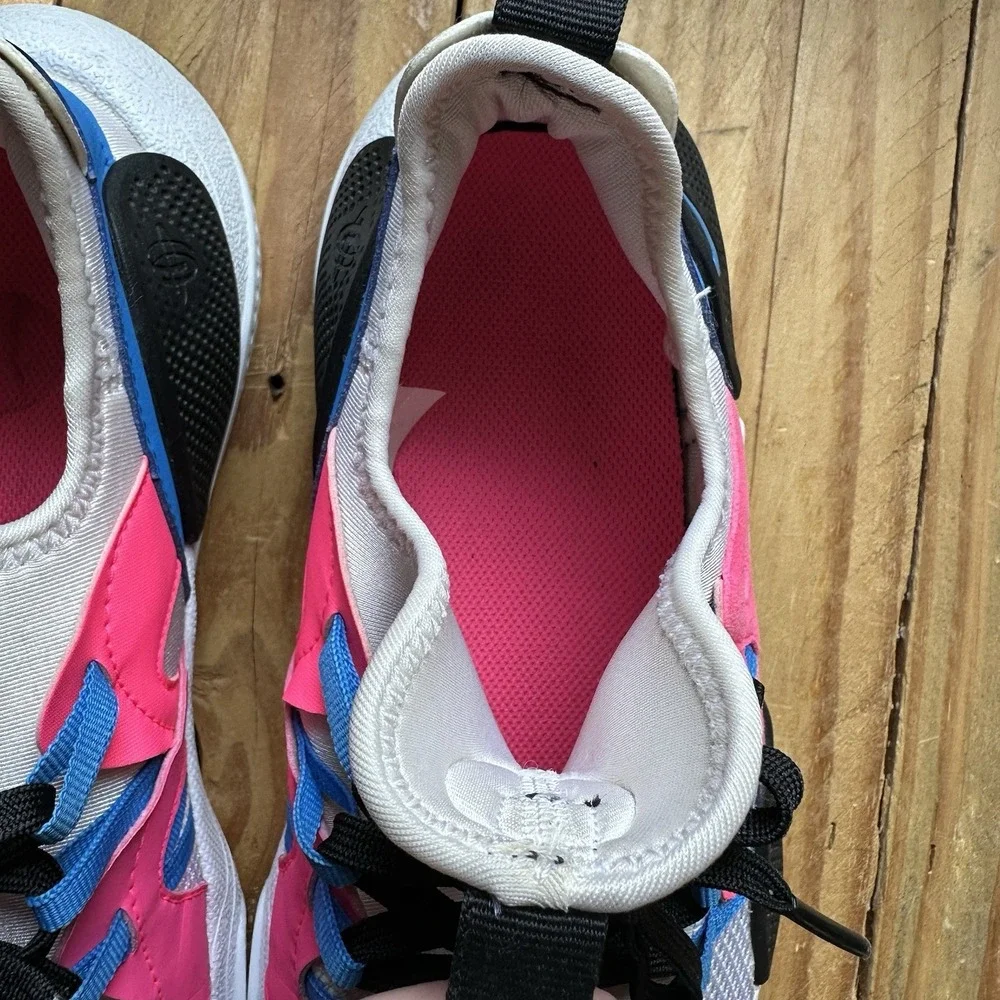 Huarache E.D.G.E. TXT GS 'White Black Hyper Pink' 6.5Y Women's 8 Sneaker Shoe